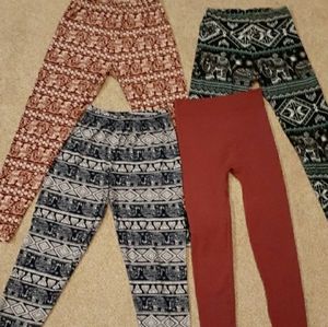 Elephant leggings bundle! (4)